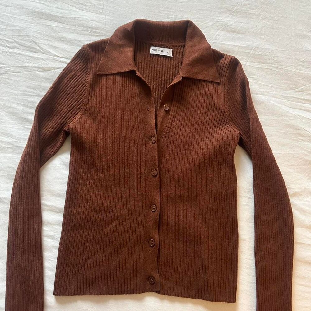 Nine-west Women's Brown Cardigan